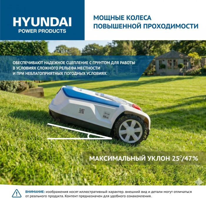 Газонокосилка-робот Hyundai L-CORTEX-5 — фото 5