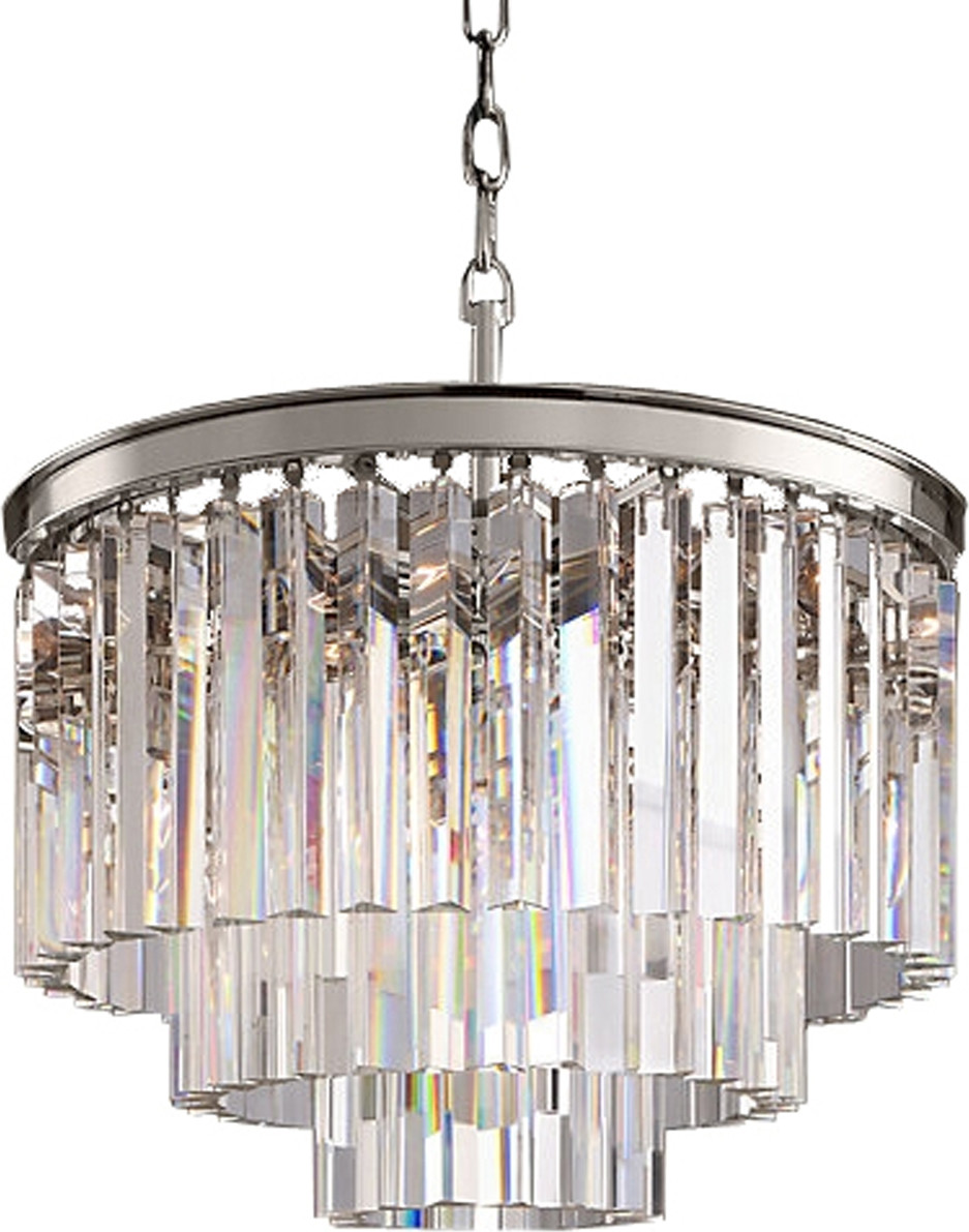 Люстра DeLight Collection 1920s Odeon / KR0387P-6 (хром/прозрачный)