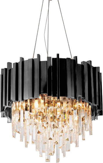 Люстра DeLight Collection Barclay A006-400 L4 (темный-никель)