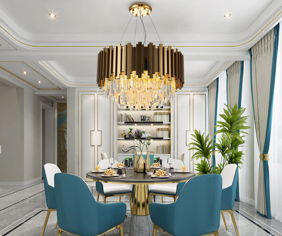Люстра DeLight Collection Barclay A006-600 L6 (золото) — фото 5