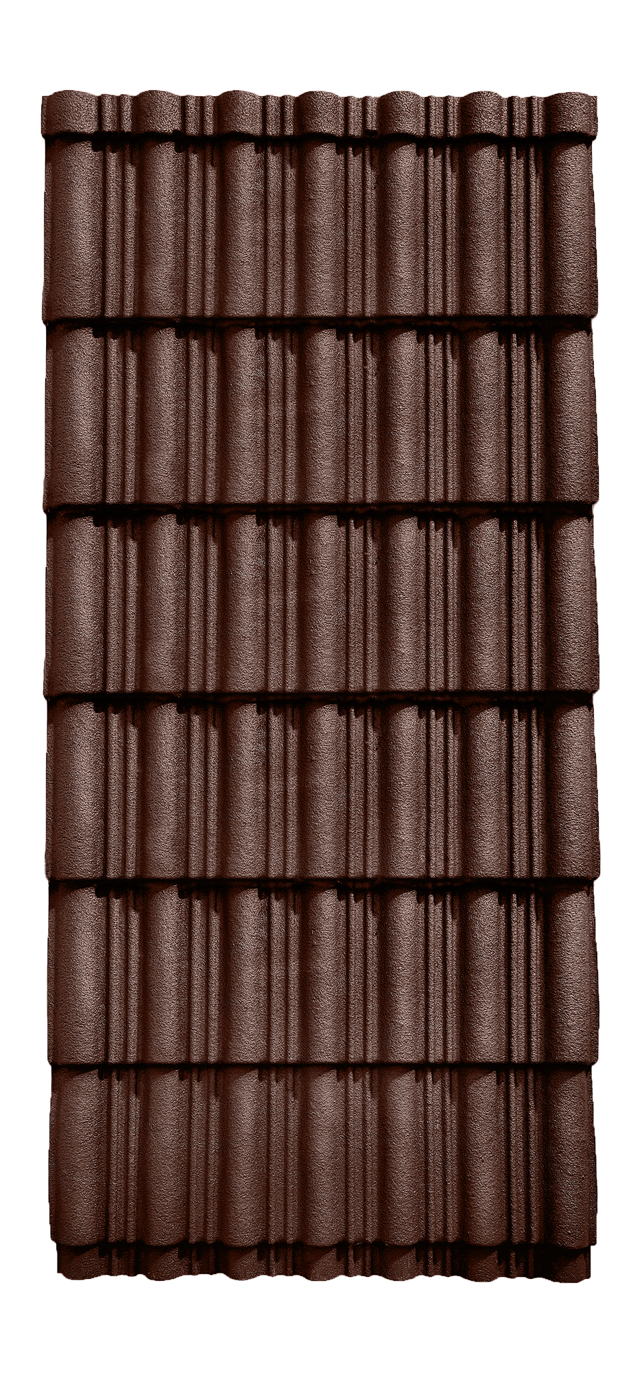 Лист кровельный SLAVDAH Полимерный 2200x1050x3 2.31м.кв. (шоколадно-коричневый)