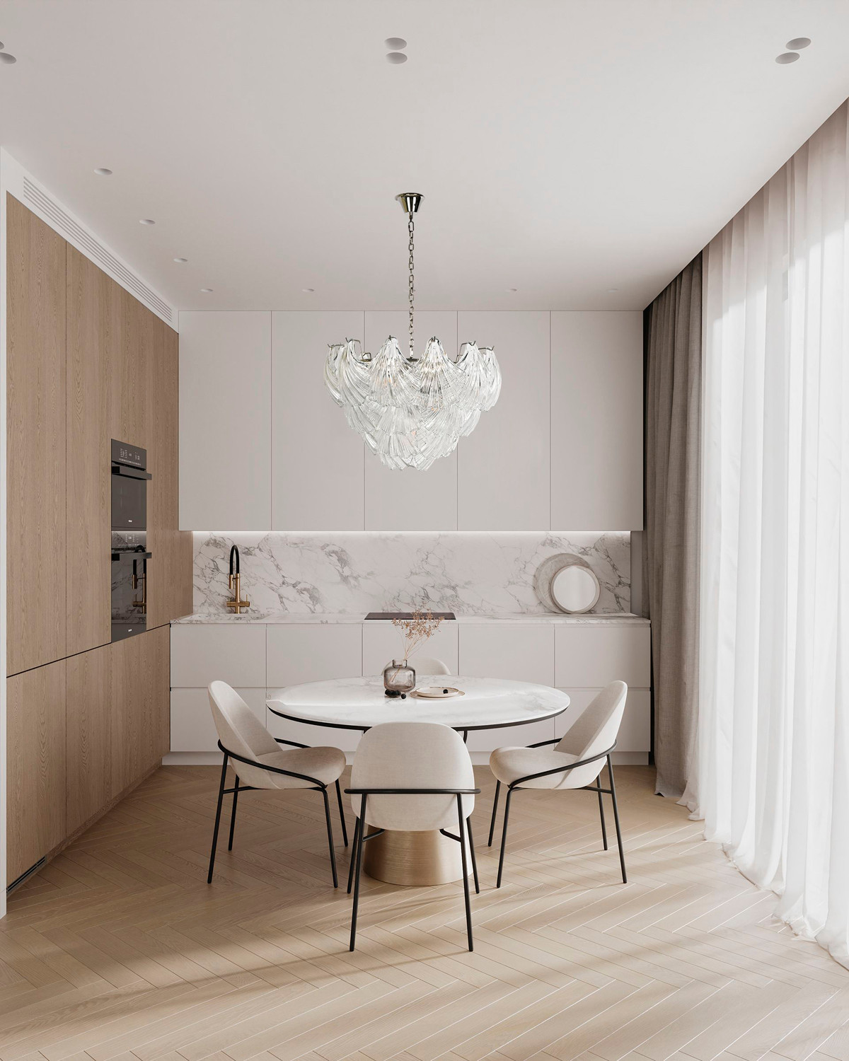 Люстра DeLight Collection BRCH912 / BRCH9136 (никель) — фото 5