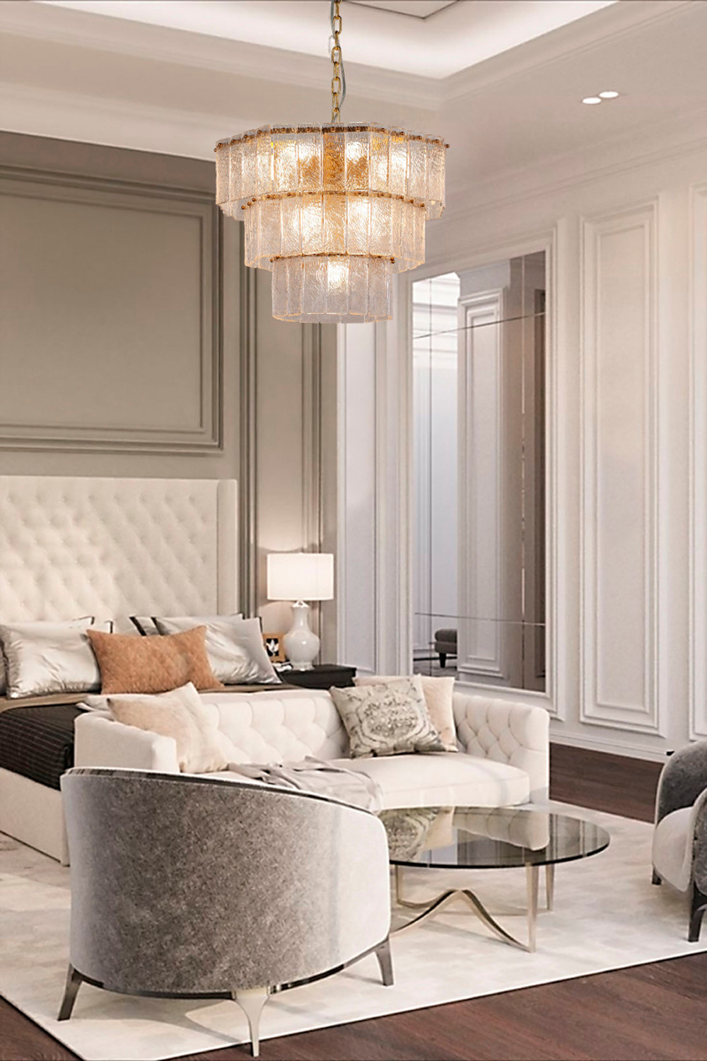 Люстра DeLight Collection BRCH9192-55 (Antique Brass) — фото 6