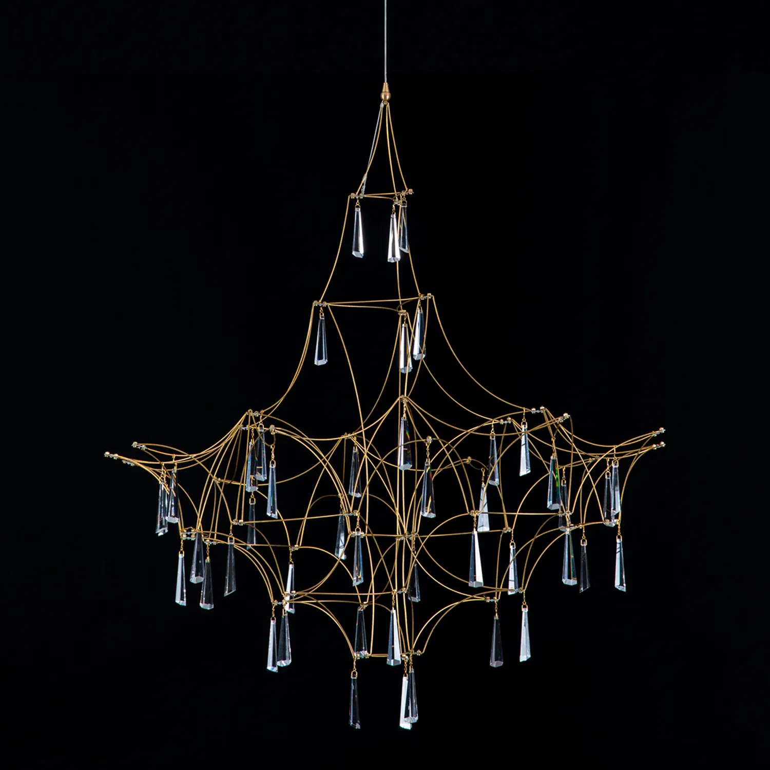 Люстра DeLight Collection Lucciola MD18001068-1E (золото матовый)