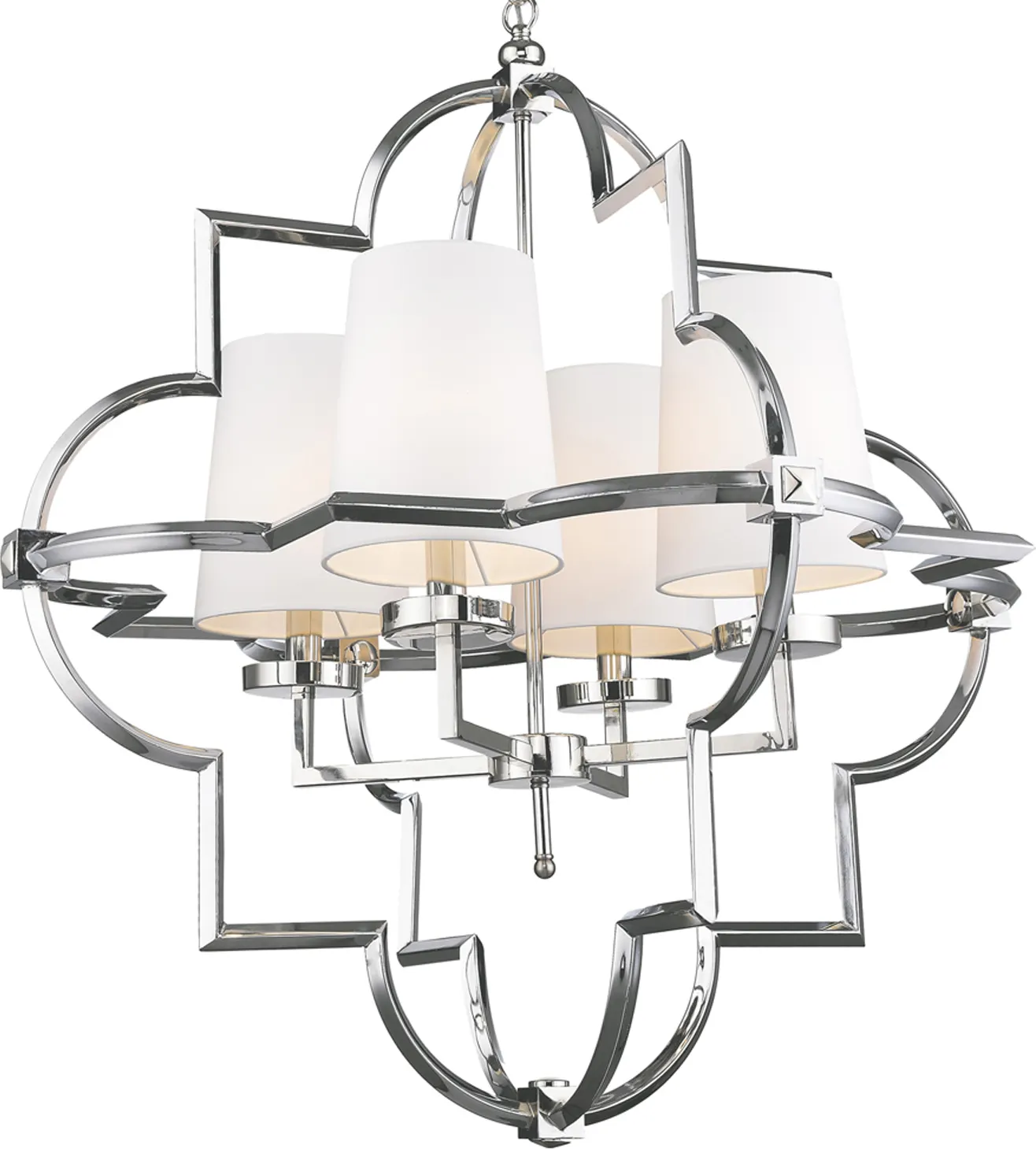 Люстра DeLight Collection Mandeville KM0728P-4L (никель) — фото 2