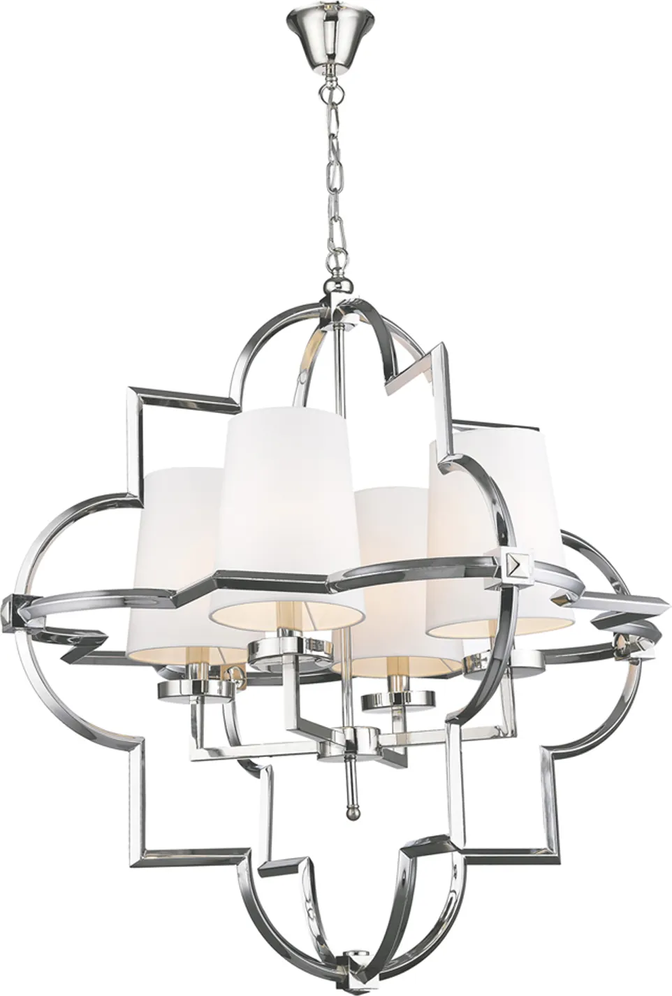Люстра DeLight Collection Mandeville KM0728P-4L (никель)