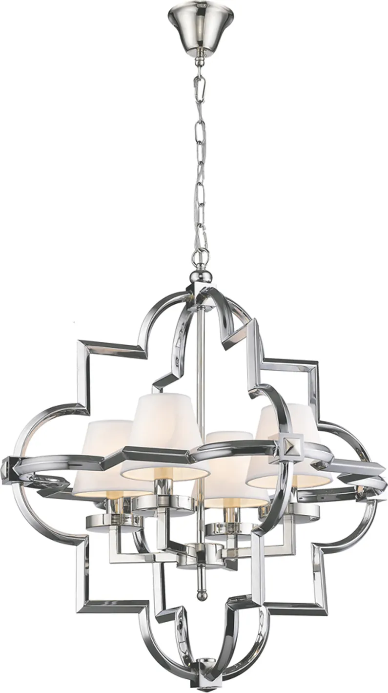 Люстра DeLight Collection Mandeville KM0728P-4M (никель)