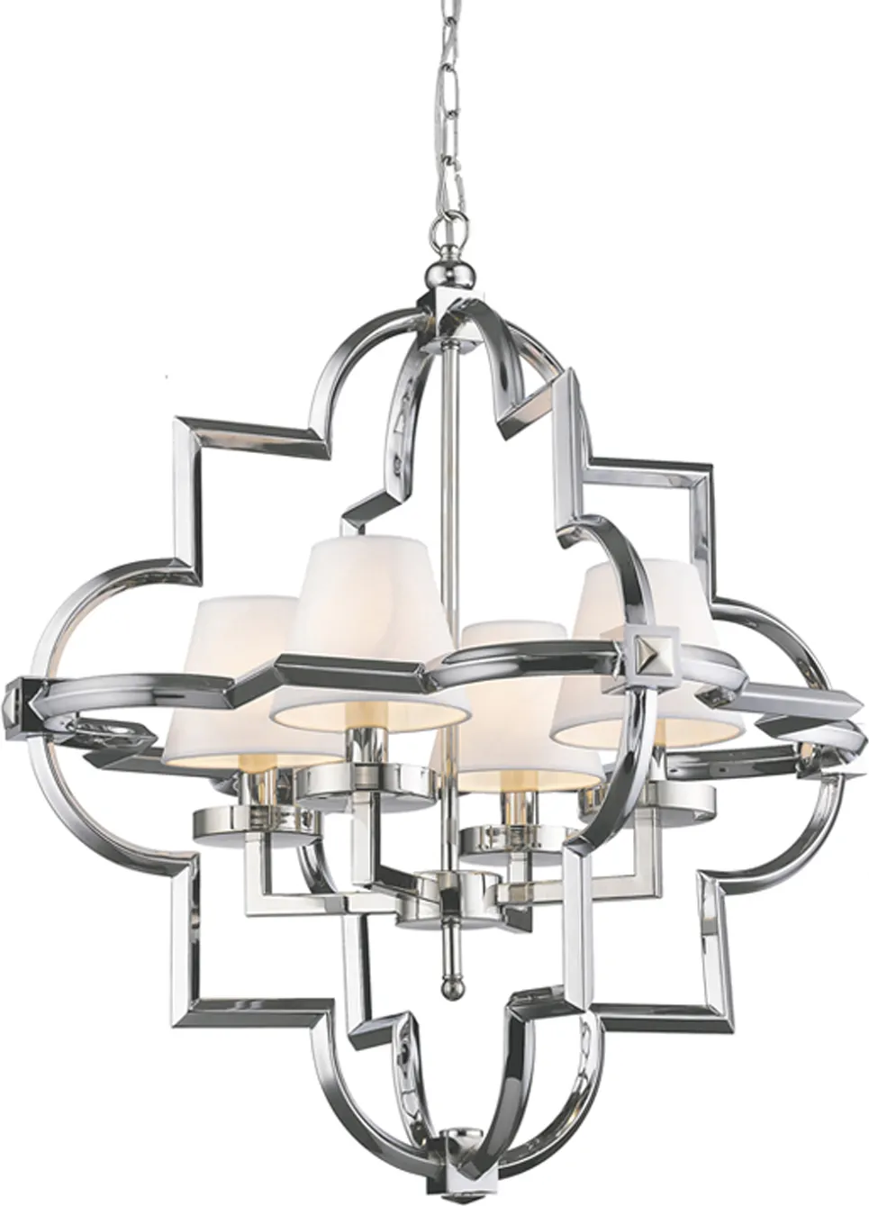 Люстра DeLight Collection Mandeville KM0728P-4M (никель) — фото 2