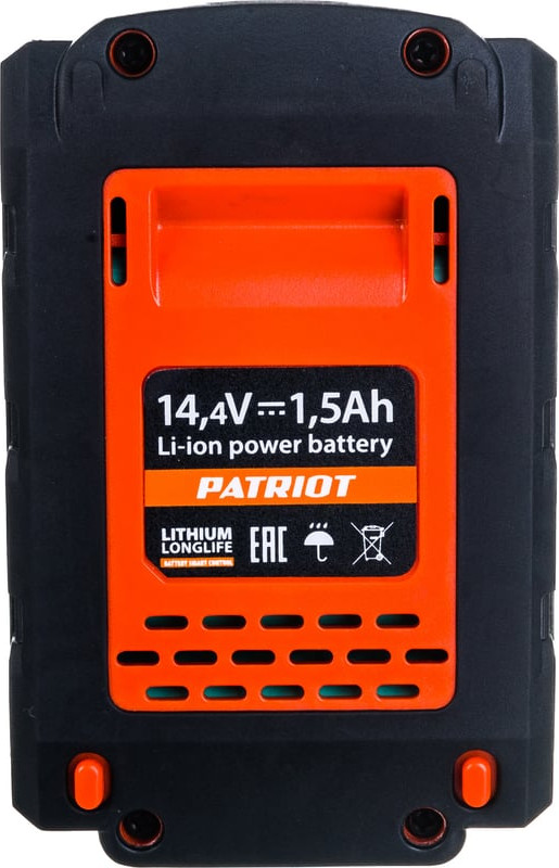 Аккумулятор для электроинструмента PATRIOT PB BR 140 Li-ion 1.5Ah Pro / 180301101 — фото 4