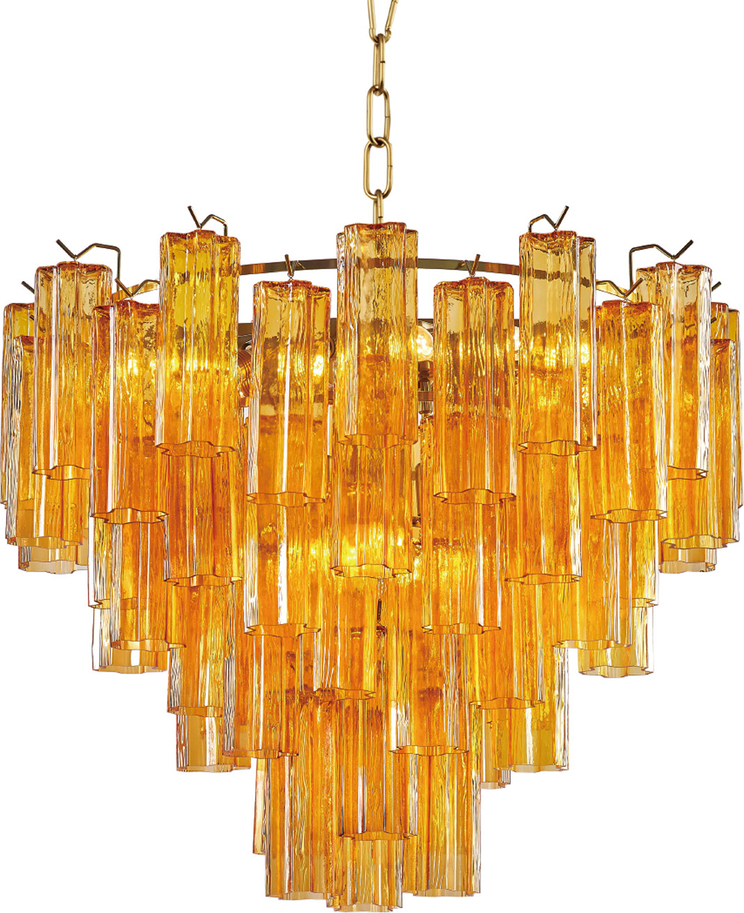 Люстра DeLight Collection OWD2093-D75 (золото/амбер)