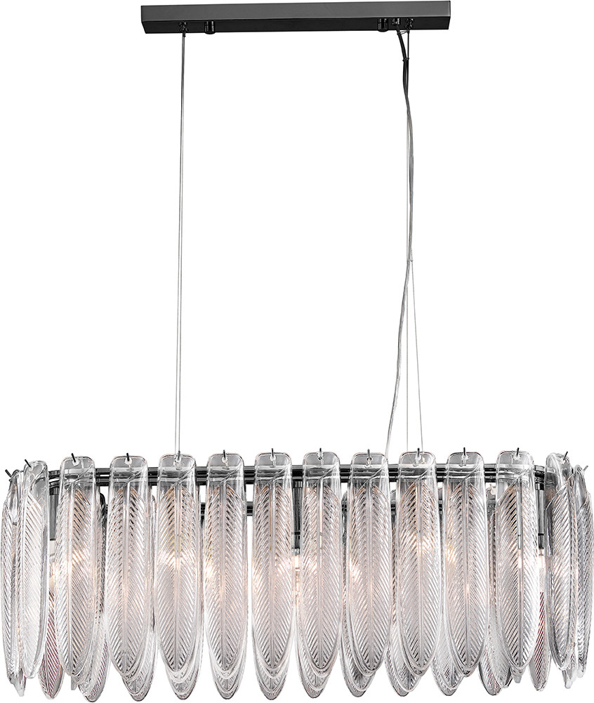 Люстра DeLight Collection Piuma MD22027002-L82 (черный матовый)
