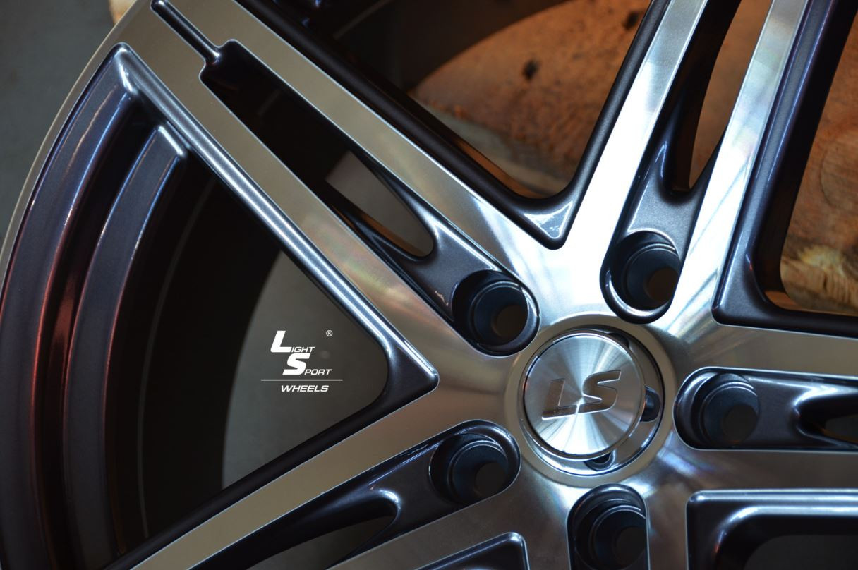 Литой диск LS wheels 288 18x8" 5x114.3мм DIA 73.1мм ЕТ 40мм GMF — фото 4