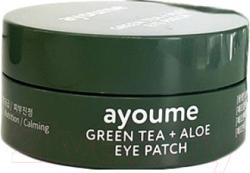 Патчи под глаза Ayoume Green Tea+Aloe Eye Patch (60шт)