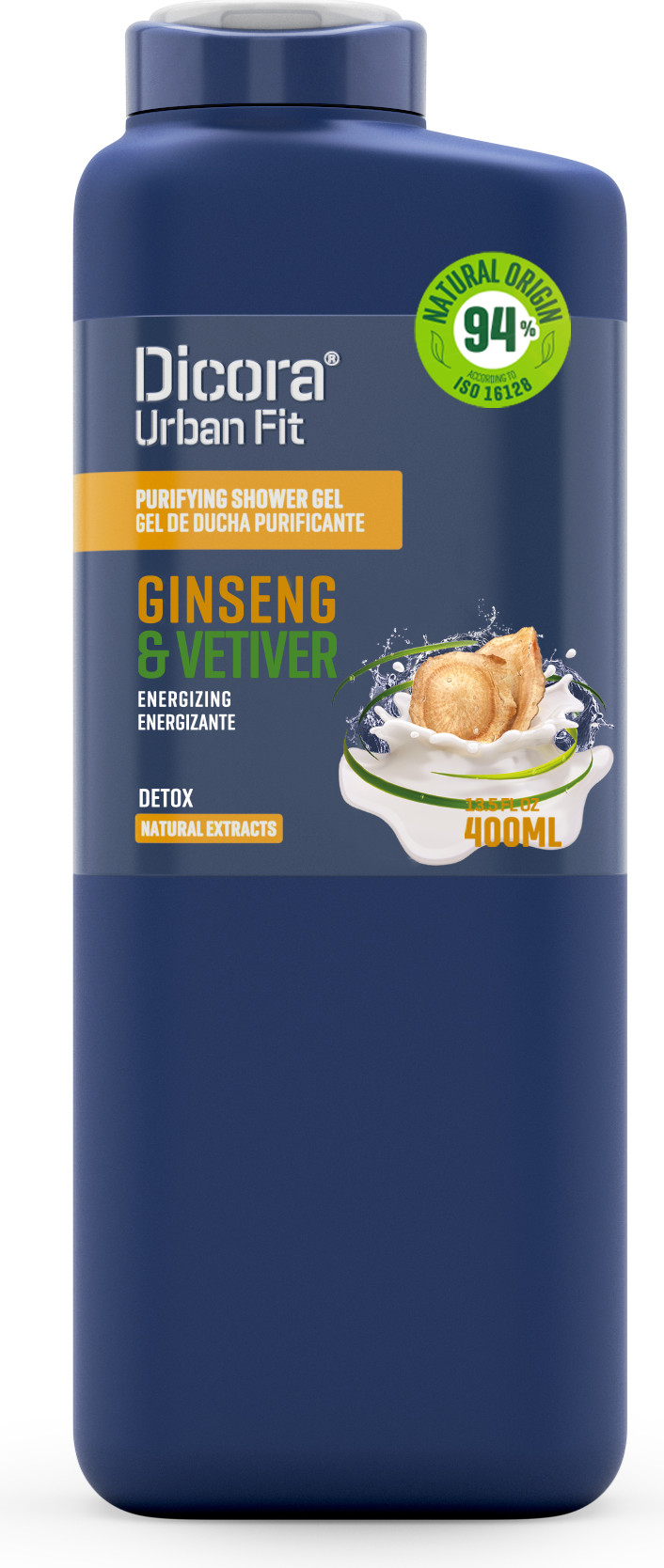 Гель для душа Dicora Vetiver & Ginseng Energy (400мл)