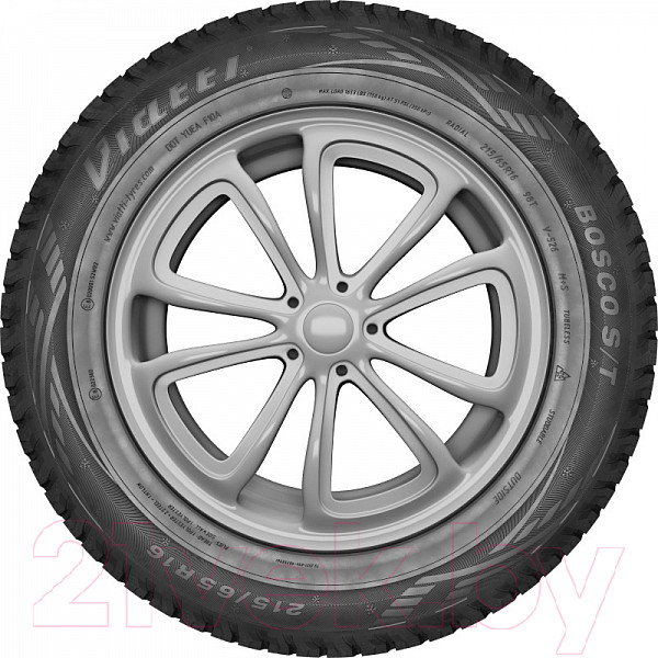 Зимняя шина Viatti Bosco S/T V-526 225/55R18 102T — фото 3