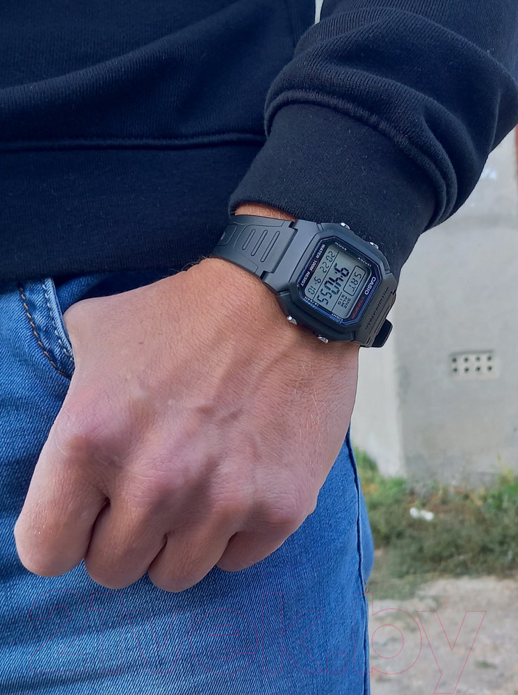 Часы наручные мужские Casio W-800H-1AVES — фото 6