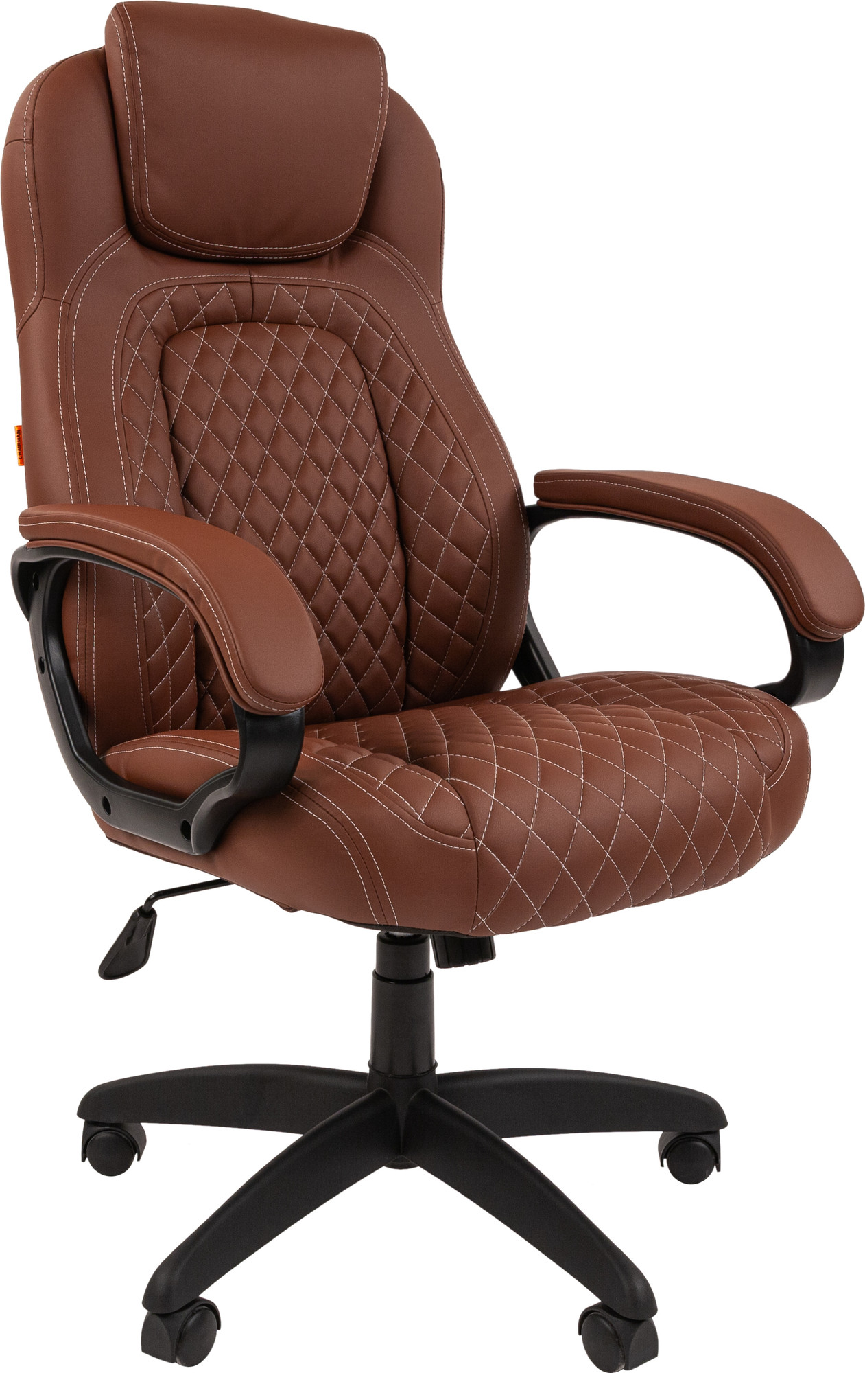Кресло офисное Chairman 432 (экопремиум, коричневый)