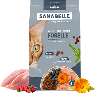 Сухой корм для кошек Bosch Petfood Sanabelle Adult Trout (2кг) — фото 2