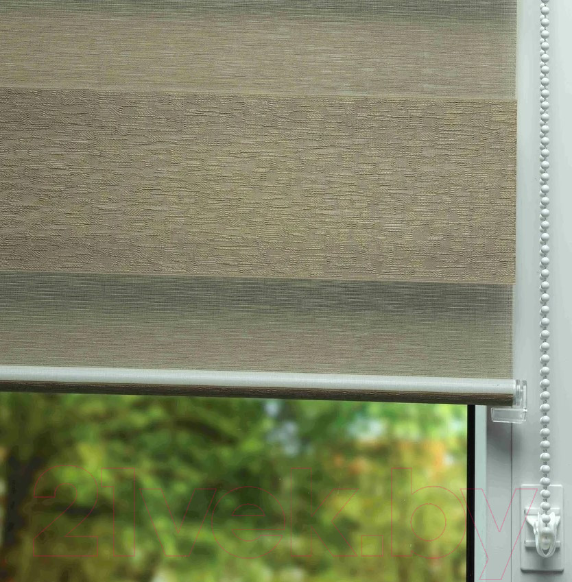 Рулонная штора Lm Decor Сити ДН LB 60-04 52x160 (коричневый) — фото 4