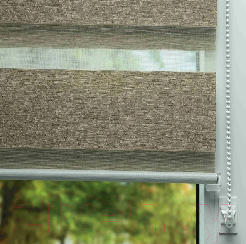 Рулонная штора Lm Decor Сити ДН LB 60-04 52x160 (коричневый) — фото 5