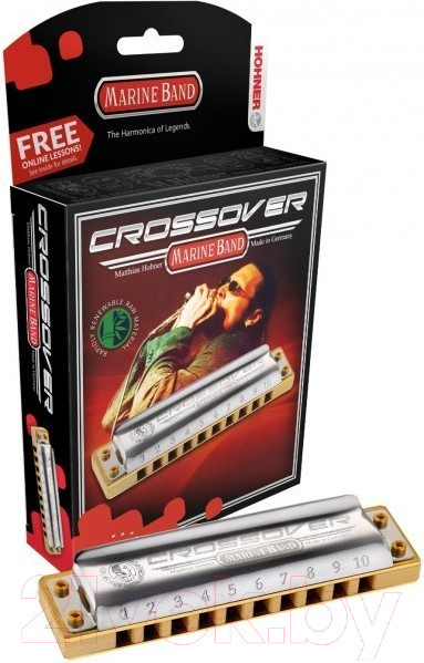 Губная гармошка Hohner Marine Band Crossover C-major / M2009016x — фото 3