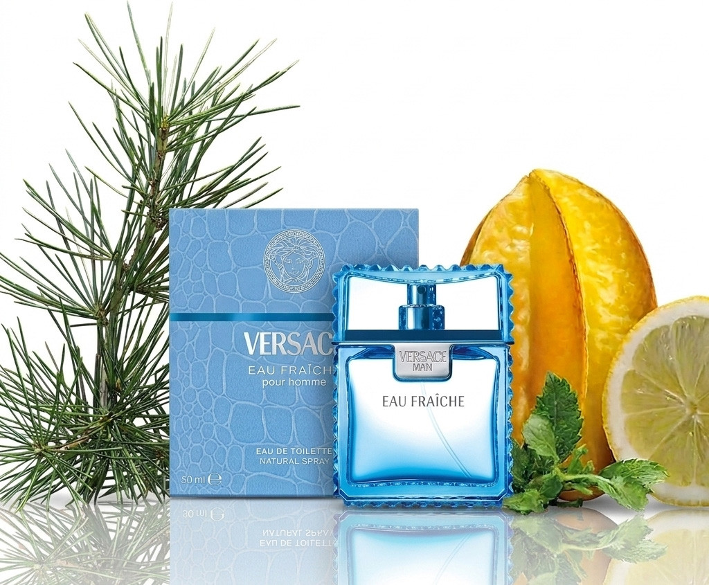 Туалетная вода Versace Man Eau Fraiche (50мл) — фото 3