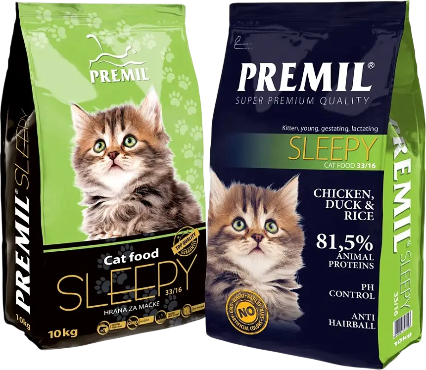 Сухой корм для кошек Premil Sleepy Super Premium (400г) — фото 3