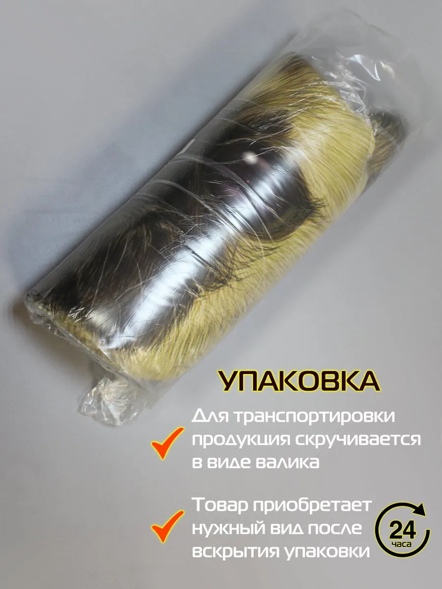 Подушка декоративная MATEX Animals Мопс / 16-007 (темно-коричневый/бежевый) — фото 10