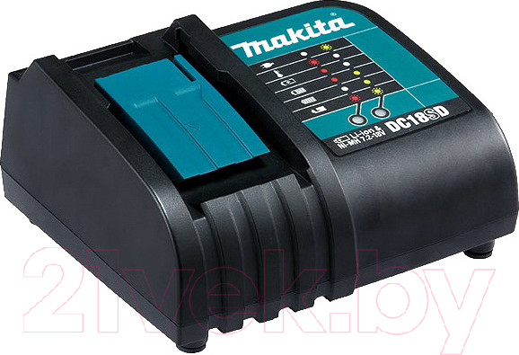 Набор аккумуляторов для электроинструмента Makita BL1830B с зарядным DC18SD (191A23-6) — фото 4