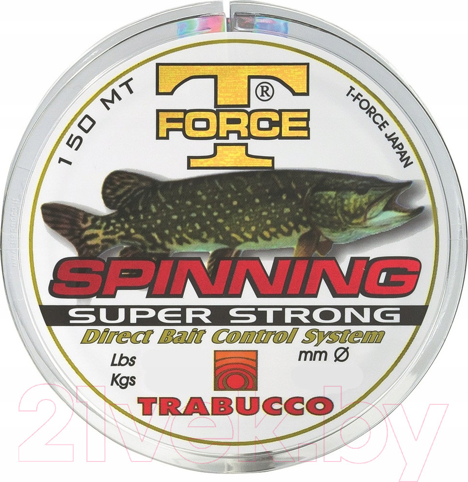 Леска монофильная Trabucco T-Force Spinning Pike 0.350мм / 053-55-350