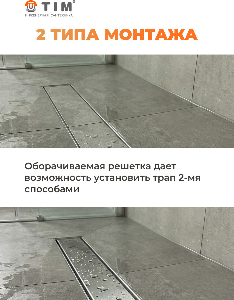 Трап для душа Tim BAD458002 — фото 3