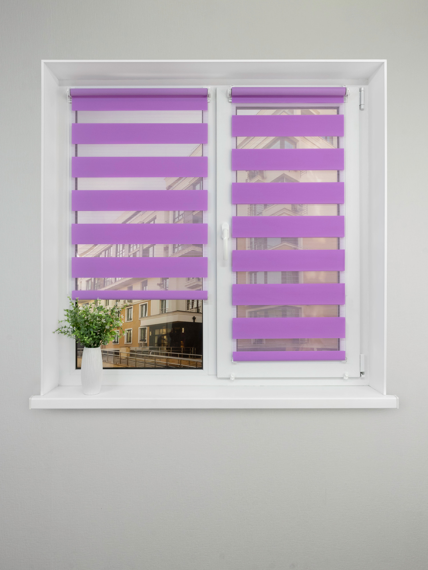 Рулонная штора Lm Decor Грация ДН LB 10-22 110x160 (фиолетовый) — фото 5