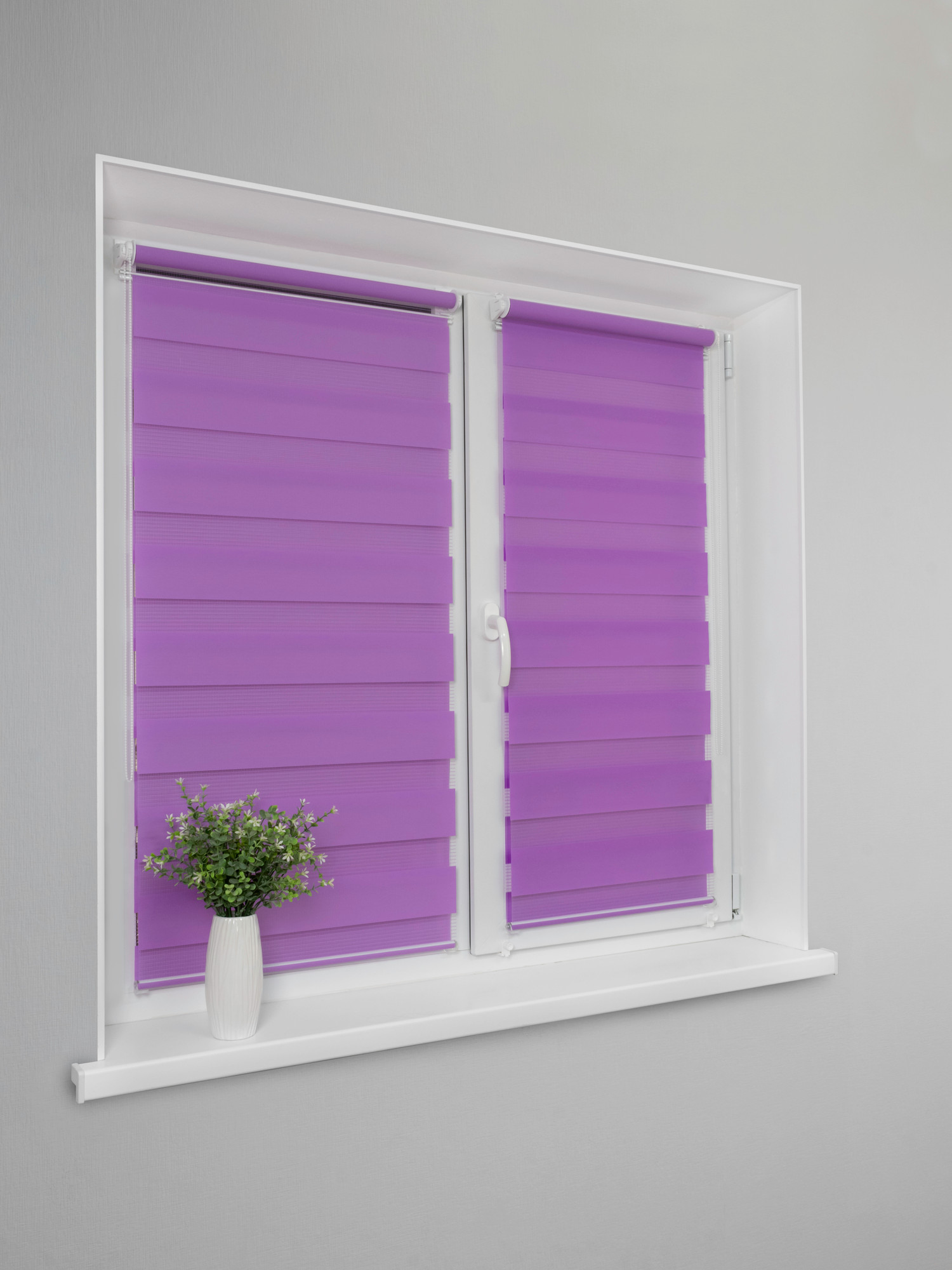 Рулонная штора Lm Decor Грация ДН LB 10-22 140x170 (фиолетовый) — фото 3