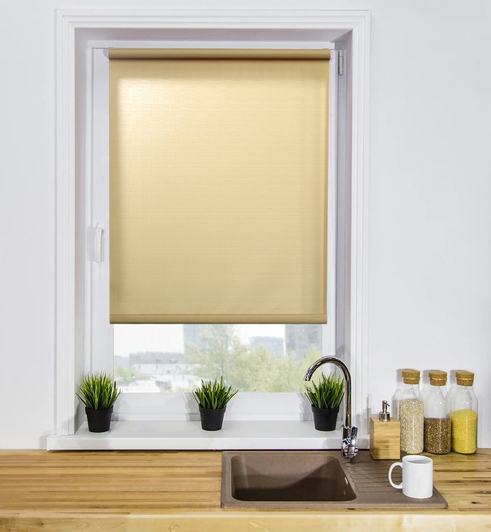 Рулонная штора Lm Decor Лайт LM 30-07C 200x185 (темно-бежевый)