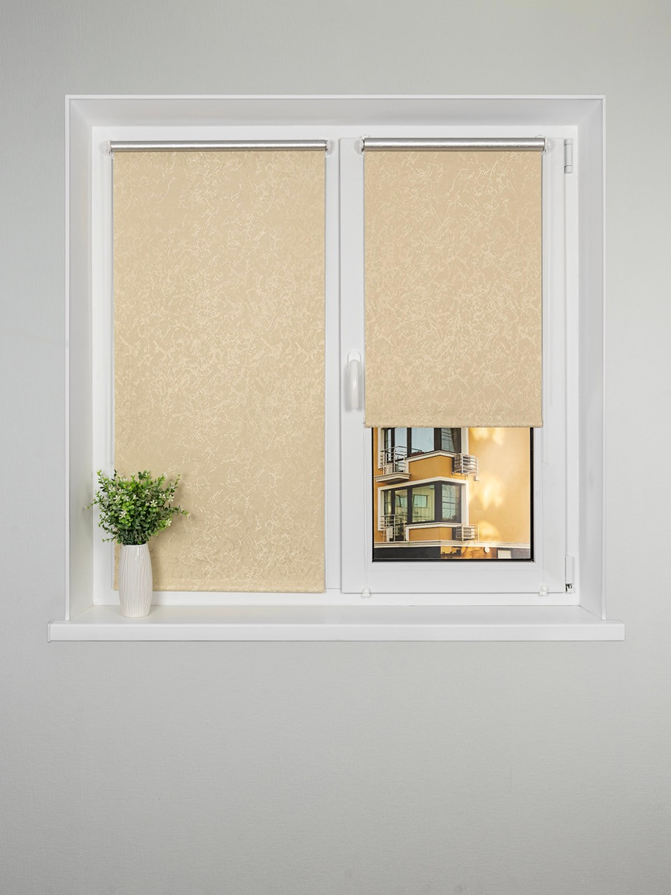 Рулонная штора Lm Decor Саванна LM 88-04 64x215 (бежевый) — фото 5