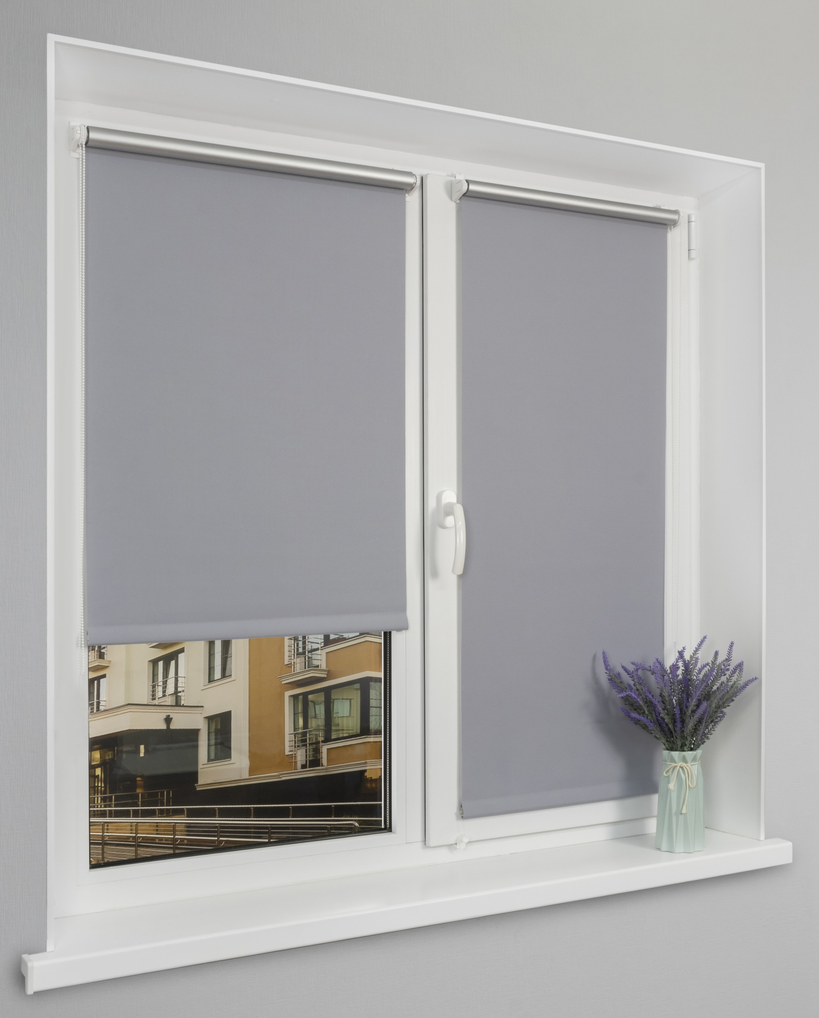 Рулонная штора Lm Decor Симпл Блэкаут LM 68-07 67x160 (серый)