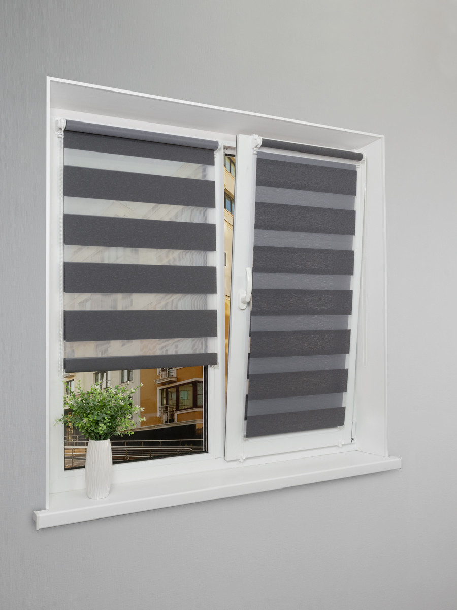 Рулонная штора Lm Decor Сити ДН LB 60-03 64x215 (графит)