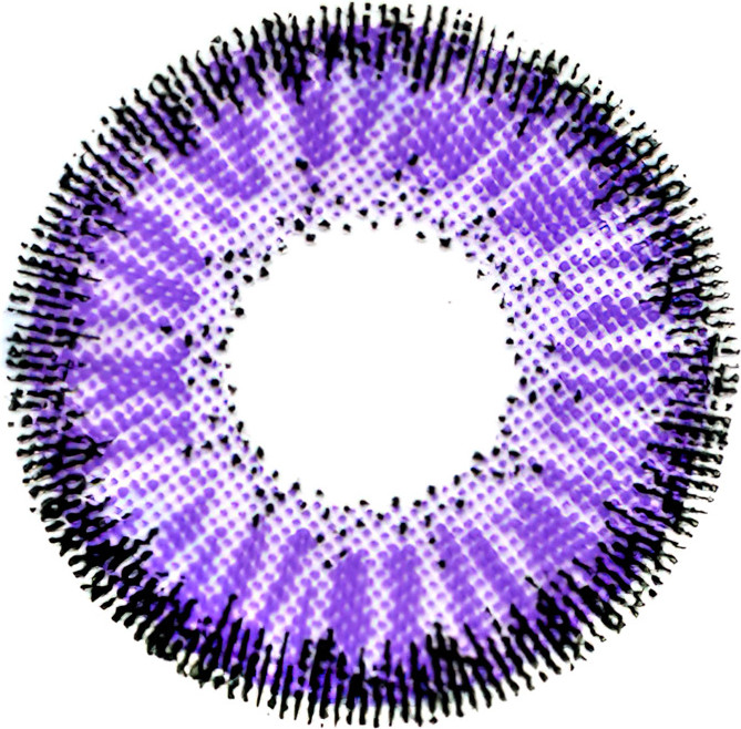 Комплект контактных линз Hera Classic Violet Sph-2.50 (2шт)