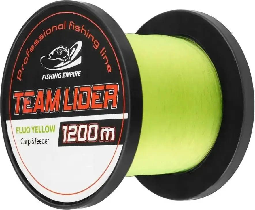 Леска монофильная Fishing Empire Lider Camou Fluo Yellow 0.30мм 1200м / CFY-0300 — фото 3