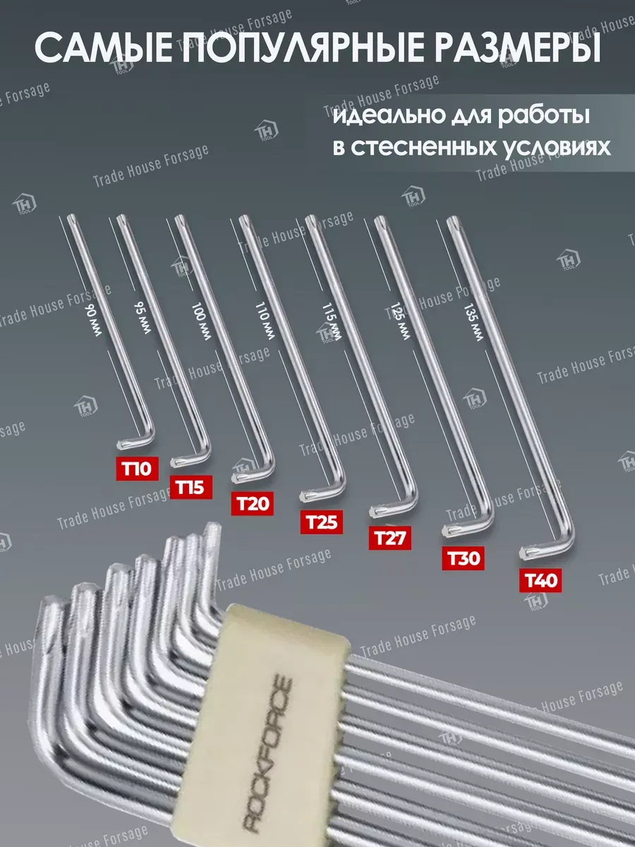 Набор ключей RockForce RF-5071L (5718) — фото 4