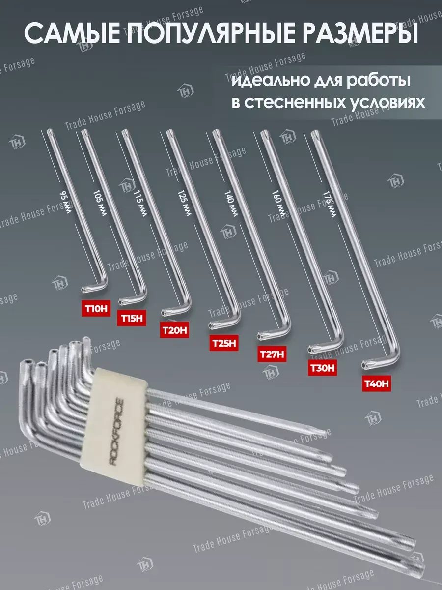 Набор ключей RockForce RF-5071TXL (5789) — фото 4