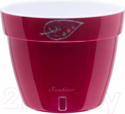 Вазон Santino Asti / AST25RP/WHT двойной (красный/белый)