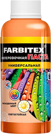 Колеровочная паста Farbitex Универсальная (100мл, карамельный)