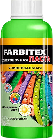 Колеровочная паста Farbitex Универсальная (100мл, лайм)