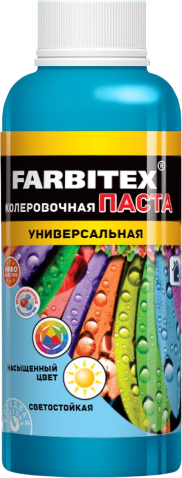 Колеровочная паста Farbitex Универсальная (100мл, сапфир)