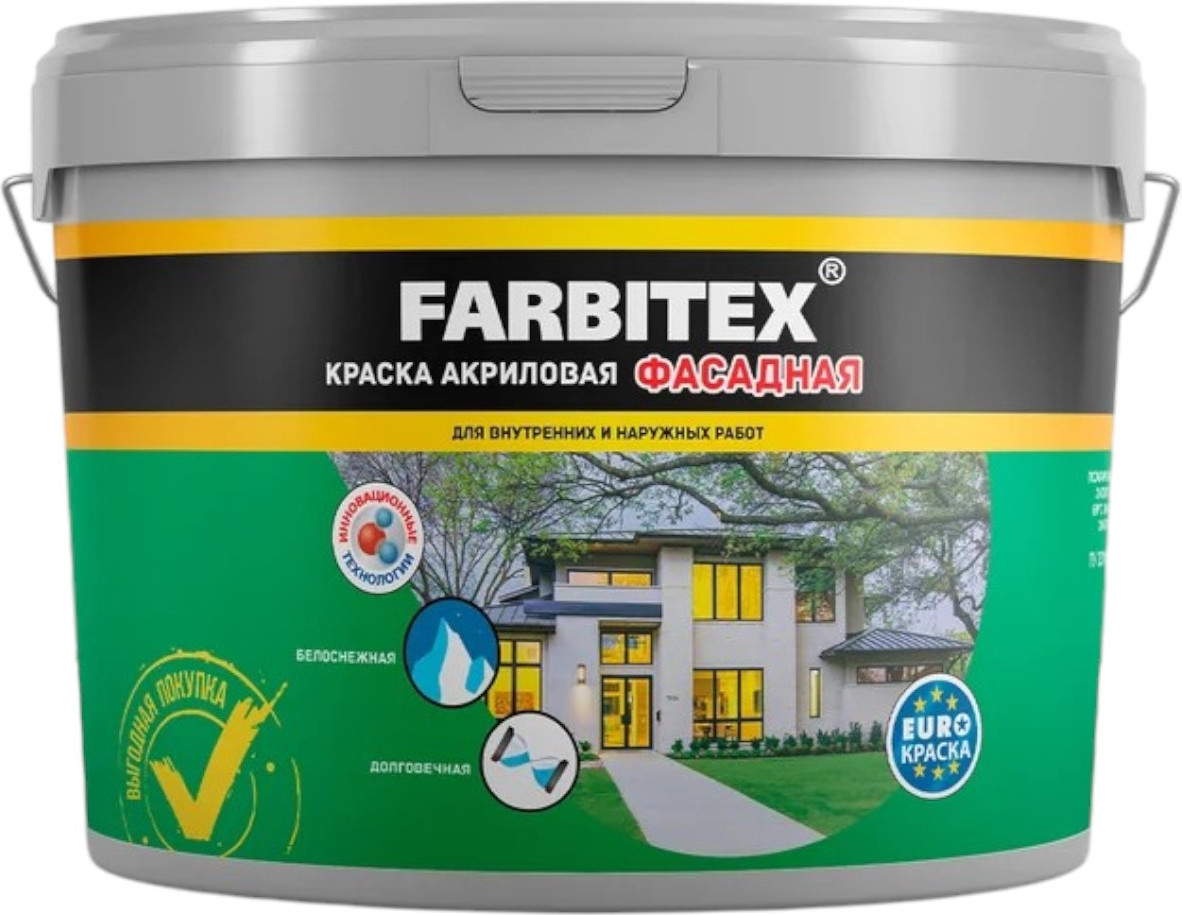 Краска Farbitex Фасадная (13кг)