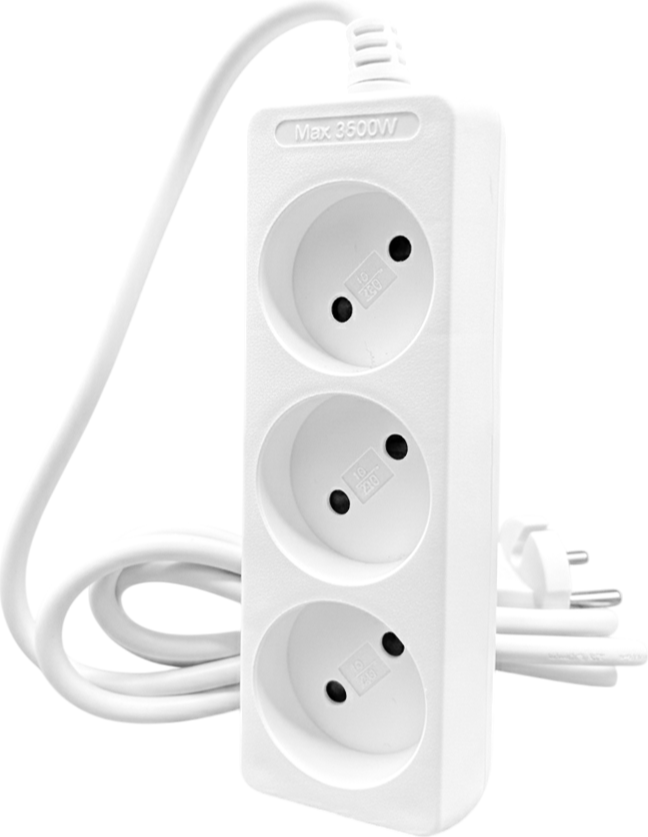 Удлинитель Truenergy ПВС 2x1мм.кв. / 15001 (1.5м)