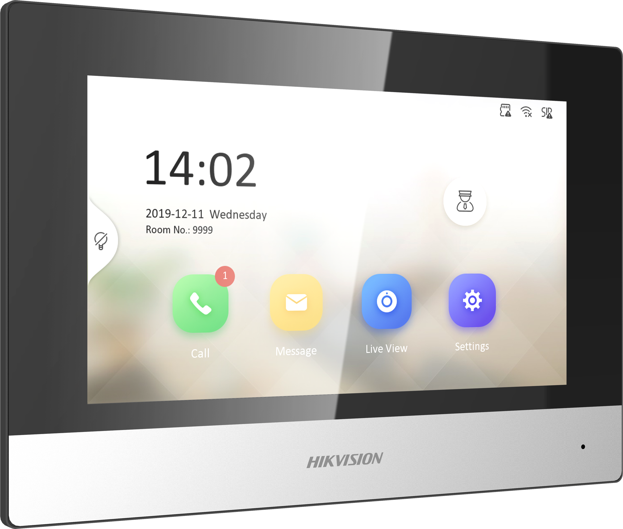Монитор IP-видеодомофона Hikvision DS-KH6320-TE1 (белый) — фото 3