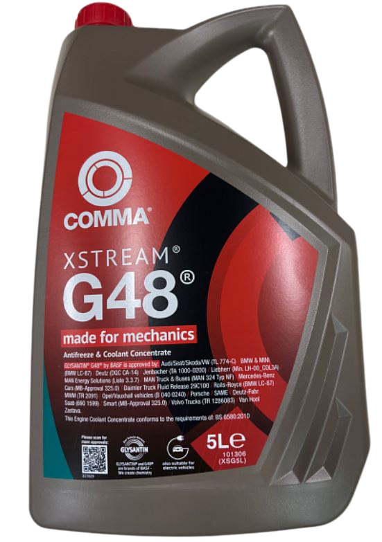 Антифриз Comma BASF Glysantin G48 концентрат / XSG5L (5л)