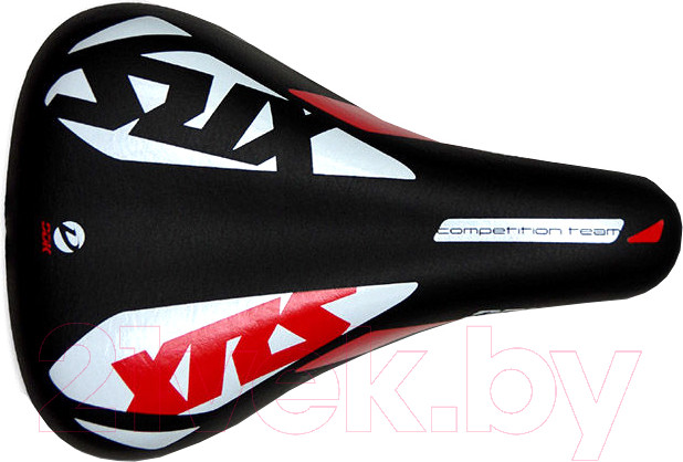 Сиденье для велосипеда DDK XRS / 1212A (черный/белый/красный)